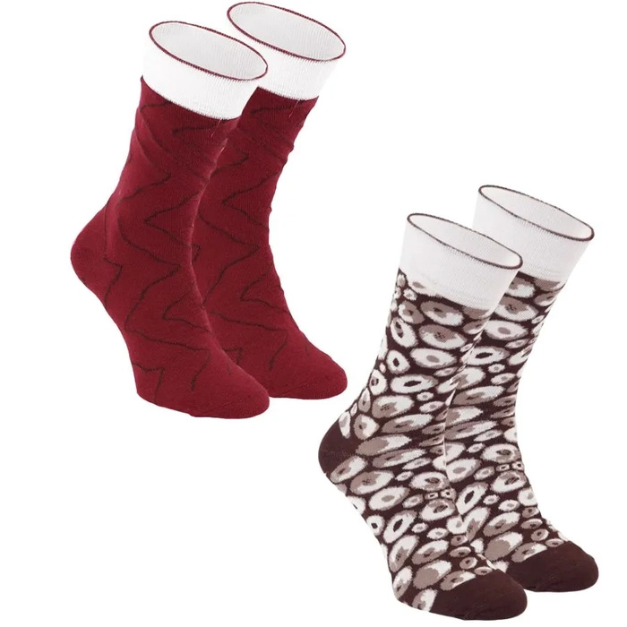 Skarpetki Sushi 2 Pary Tuńczyk Ośmiornica Brąz