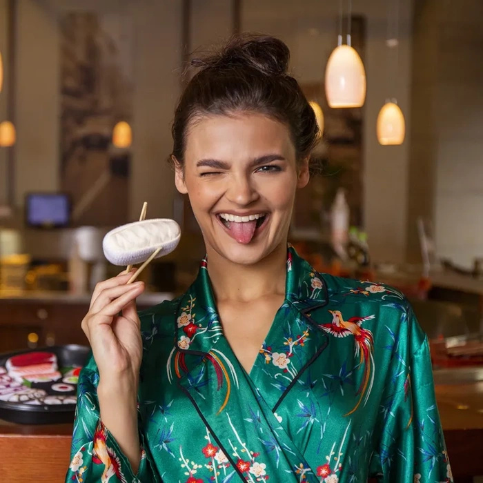 Skarpetki Sushi 2 Pary Tuńczyk Ośmiornica Brąz