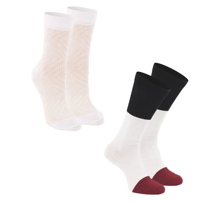 Skarpetki Sushi 2 Pary Tuńczyk Ośmiornica Brąz