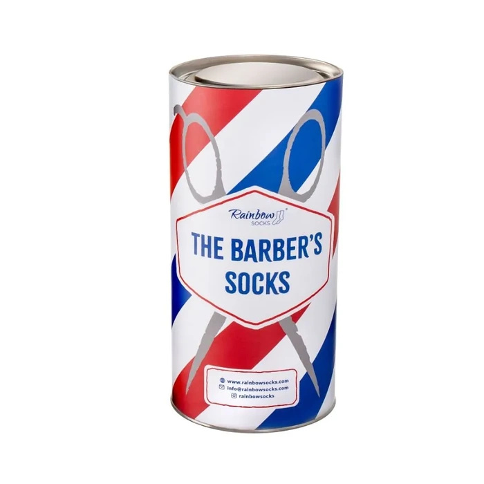 Skarpetki dla barbera w stylu Barber Pole