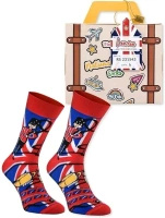 Skarpetki dla podróżnika w walizce Wielka Brytania
