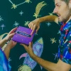 Skarpetki dla fana astronomii statek kosmiczny